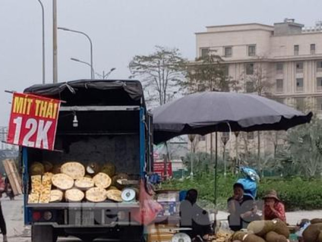 Thị trường - Tiêu dùng - Nông sản xuất khẩu ách tắc, bày bán tràn ngập trên phố Hà Nội