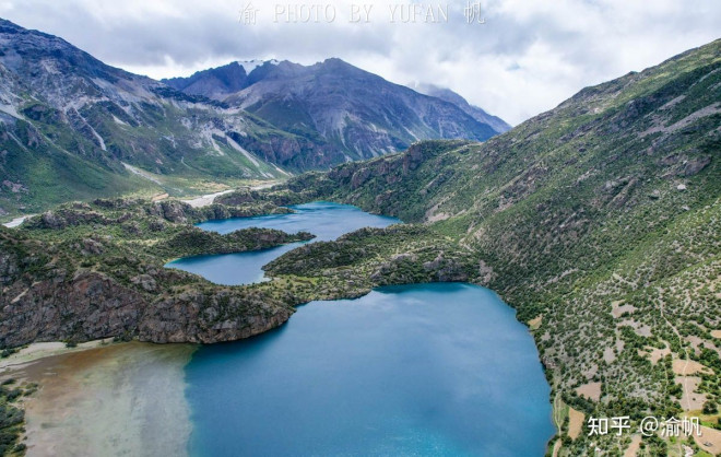 The mysterious beauty of the tricolor lake in the Tibetan plateau - 1