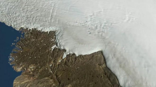 Greenland ice bury 58 million year old alien attacker?  - first