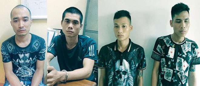 Các đối tượng trong vụ án.