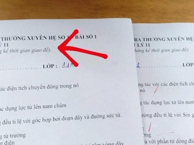 Giáo dục - du học - Teen hí hửng vì nghĩ bài kiểm tra chung 1 đề, hóa ra giáo viên có cách đánh dấu cực "đỉnh"