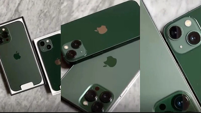 HOT: Video trên tay đầu tiên iPhone 13 và iPhone 13 Pro Xanh lục - 3