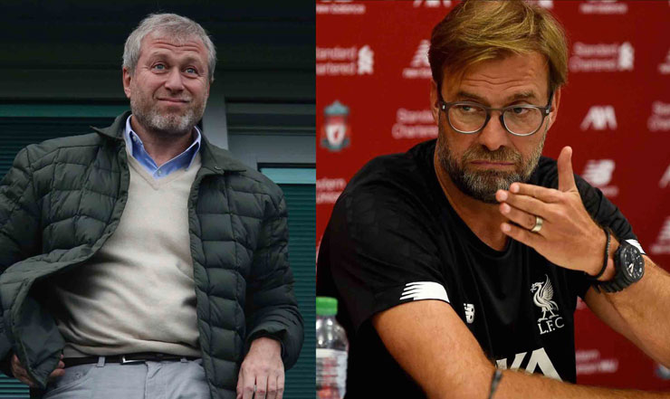 Theo HLV Jurgen Klopp, Roman Abramovich xứng đáng bị Chính phủ Anh trừng phạt
