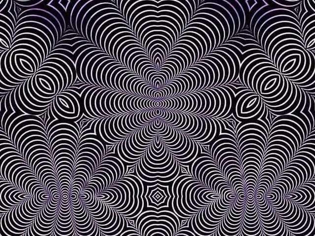 Bạn trẻ - Cuộc sống - Ảo ảnh quang học trong những vòng xoáy đen trắng khiến dân mạng “điên cuồng”