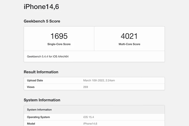 iPhone SE 3 phô diễn sức mạnh hiệu năng đáng ngưỡng mộ - 3