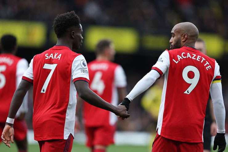 Lacazette có cú đúp kiến tạo trong trận thắng của Arsenal trên sân của Watford