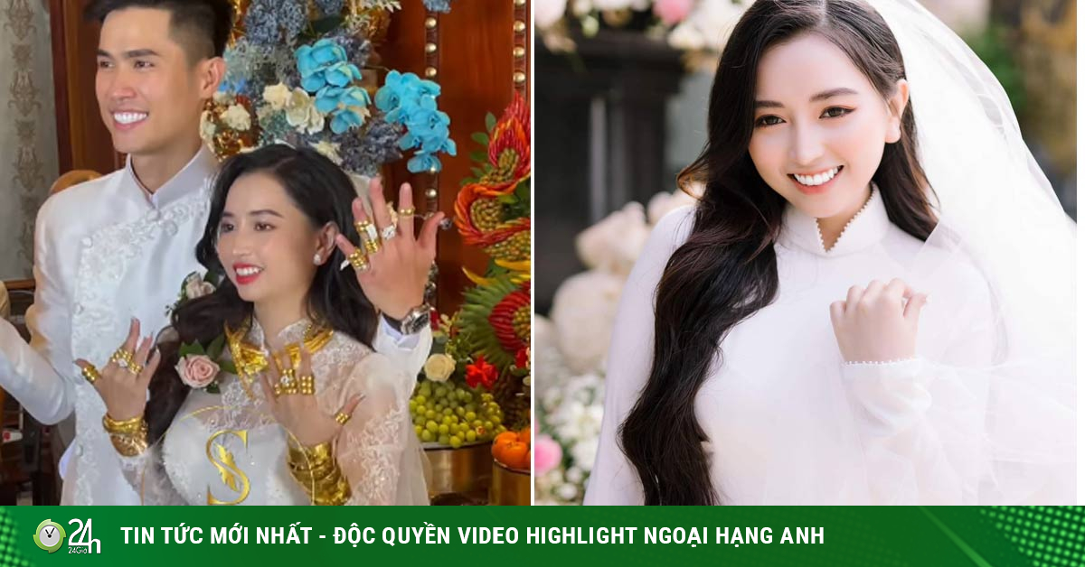 Soc Trang bride “stretches” in gold, receives 10 billion dowry on her wedding day-Youth