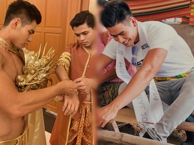 Giải trí - Lộ ảnh hậu trường Mister Global, "Nam vương chân đất" Danh Chiếu Linh được fan quốc tế khen nức nở