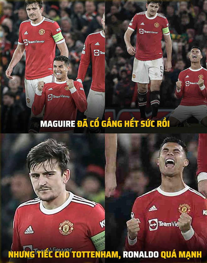 Maguire không gánh nổi Tottenham.