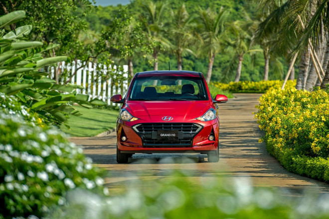 Hyundai Grand i10 là mẫu duy nhất có doanh số tăng trưởng dương trong tháng 2-2022 của hãng xe Hyundai tại thị trường Việt Nam. Ảnh: THẮNG TRẦN