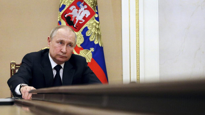 Tổng thống Nga Vladimir Putin. Ảnh: AP&nbsp;
