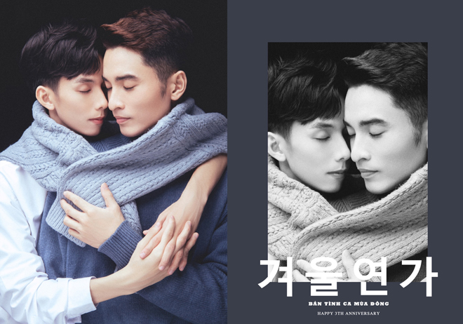 Bộ ảnh kỉ niệm tròn 3 năm bên cạnh nhau của Trung và Sen Đá