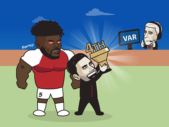 Tranh vui - Ảnh chế: Được VAR "tiếp tay", Arsenal giành lại top 4 từ tay MU