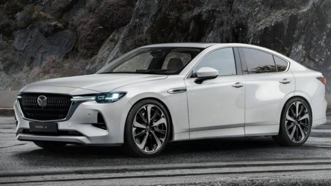 Mazda 6 2023 design preview, inspired by the CX-60 - 1 . model