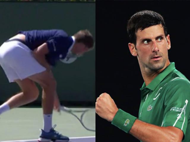 Thể thao - Medvedev điên tiết đập vợt, Djokovic "ngồi không" ẵm ngôi số 1 thế giới