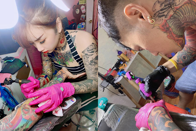 "An Giang tattoo saint"  What is it like at 19 years old with 30 tattoos?  - 8