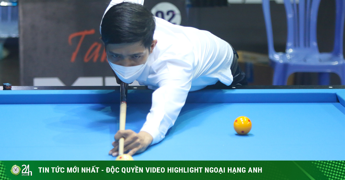 Van Hoang Ba went 20 points to shock the toughest billiards tournament in Vietnam