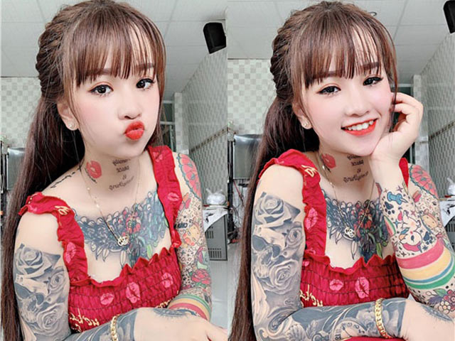 Bạn trẻ - Cuộc sống - "Thánh nữ xăm mình An Giang" 19 tuổi sở hữu 30 hình xăm giờ ra sao?