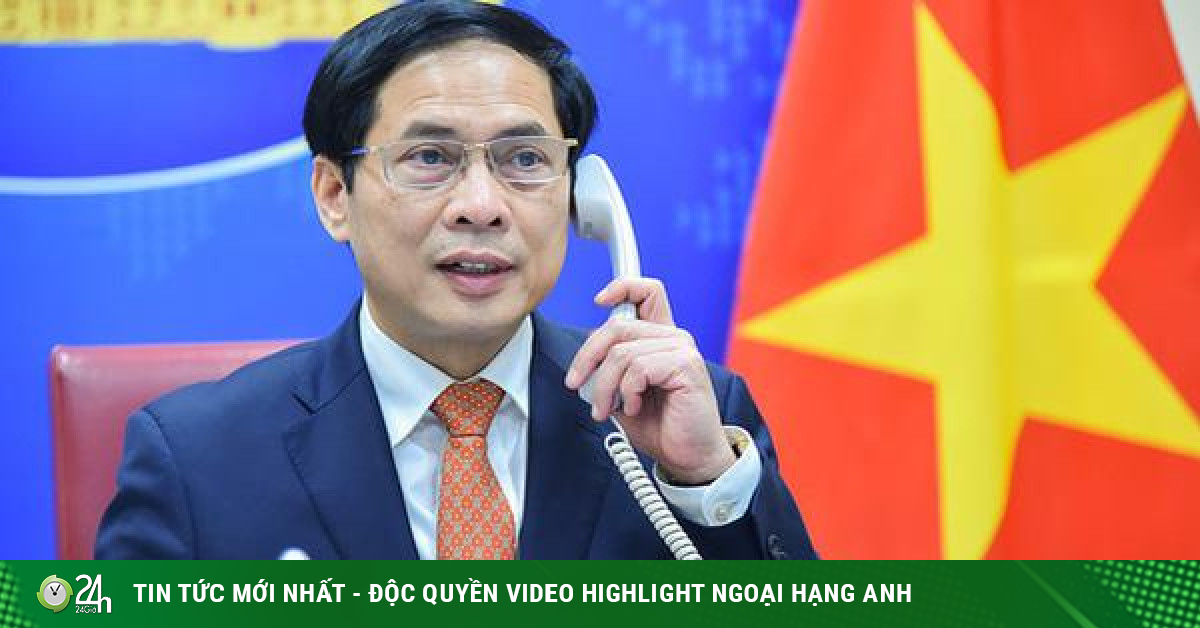 Minister Bui Thanh Son had a phone conversation with Russian Foreign Minister Sergey Lavrov