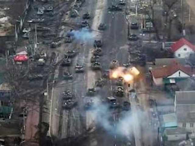 Chùm ảnh thủ đô Kiev tan hoang sau đợt bắn phá của quân đội Nga