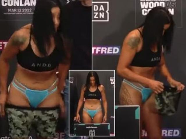 Thể thao - Đỏ mặt "sếp" Boxing bị phát hiện làm điều không ngờ khi nữ võ sĩ cởi đồ