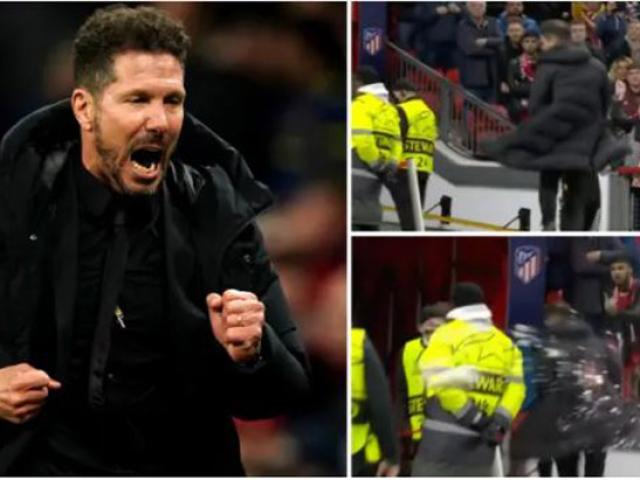 Bóng đá - Choáng cảnh CĐV MU "trút giận" lên HLV Simeone, ném nhiều vật thể lạ