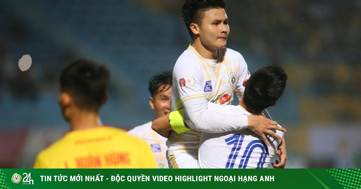 Quang Hai scored “golden goal”, Hanoi coach praised no less than Korean players