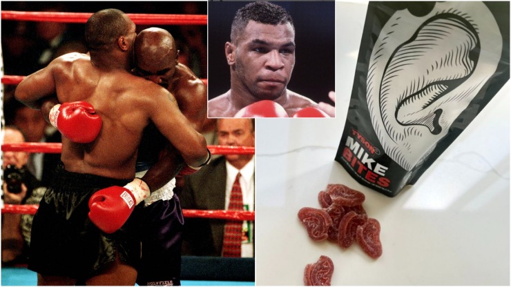 Mike Tyson ra mắt sản phẩm kẹo cần sa có hình... chiếc tai bị cắn của&nbsp;Holyfield