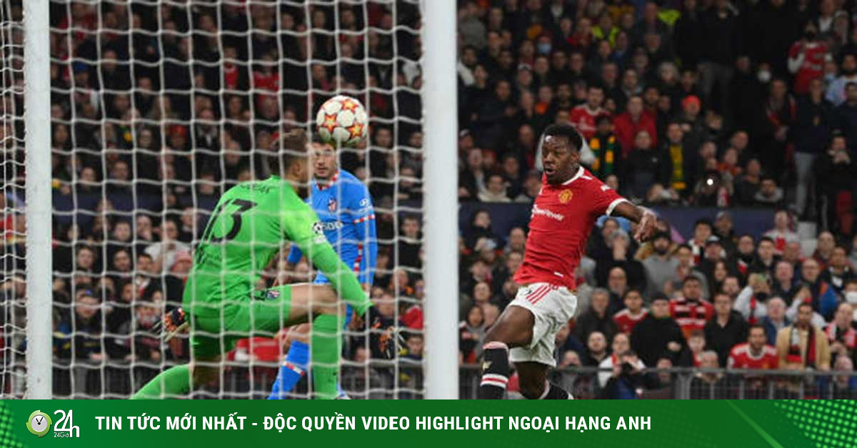 MU – Atletico Madrid football video: “Superman” goal, only one chance is enough (C1 Cup Round of 16).