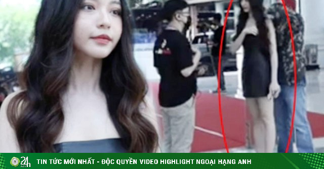 “Hot girl top 1 trending” reveals real life photos, outstanding long legs but different appearance-Beauty