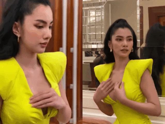 Đời sống Showbiz - Cẩm Đan chọn trang phục "gây khó" khi xuất hiện chốn đông người