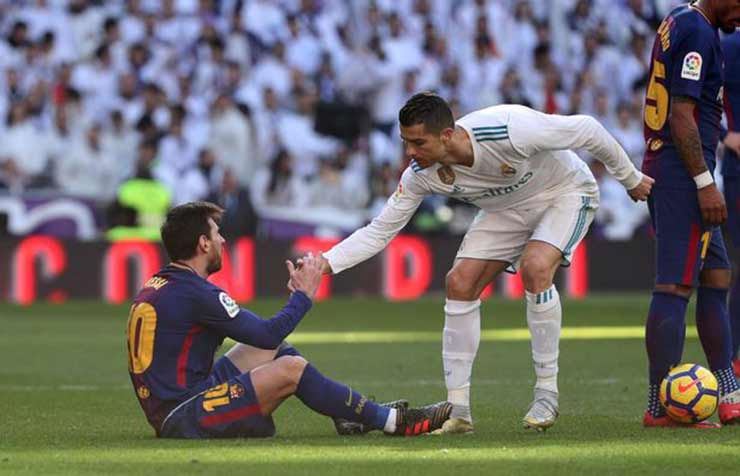 Messi - Ronaldo đã từng là tiêu điểm của các trận El Clasico
