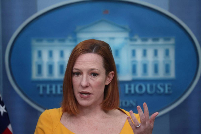 Thư ký báo chí Nhà Trắng Jen Psaki. Ảnh: Reuters