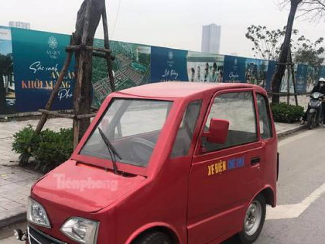 Tin tức ô tô - Người đàn ông hơn 70 tuổi tự chế ô tô điện tại Hà Nội