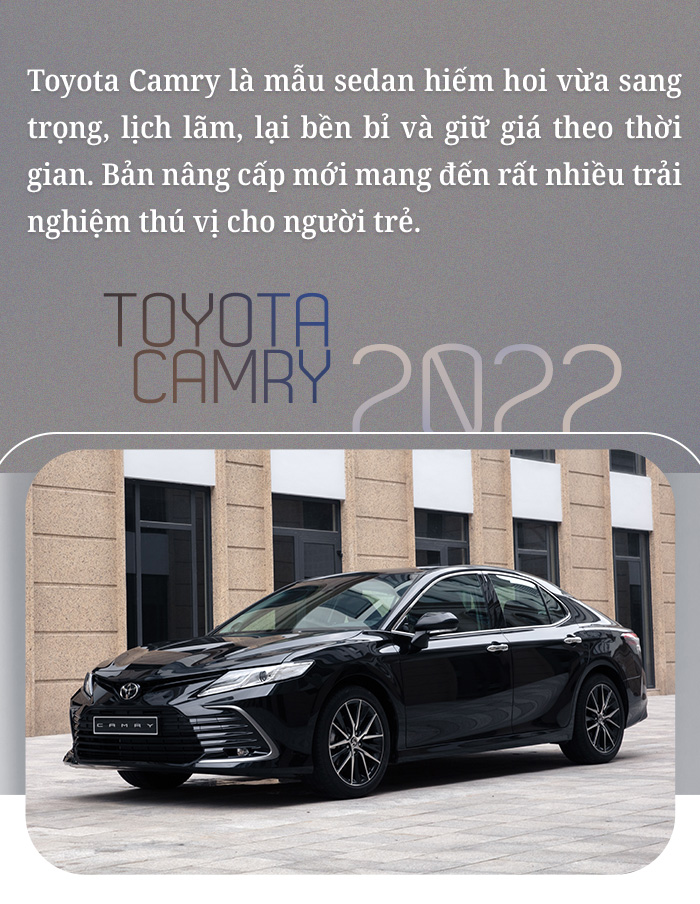 The reasons why Toyota Camry 2022 is suitable for young entrepreneurs in Vietnam - 6