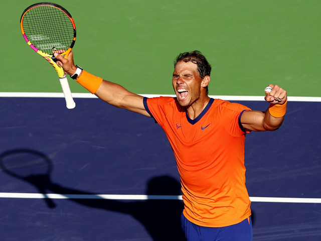 Video tennis Nadal - Opelka: Căng thẳng tie-break, bản lĩnh lên tiếng (Vòng 4 Indian Wells)