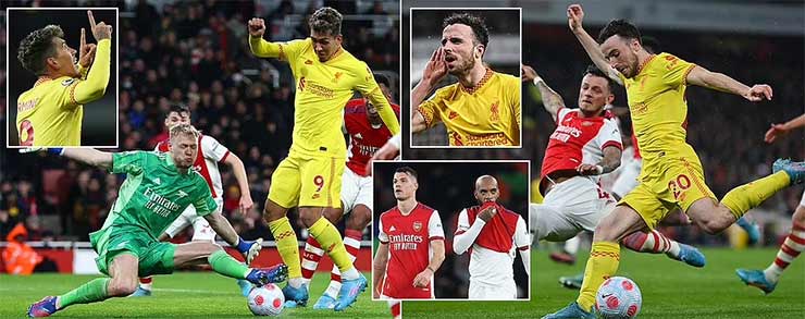 Arsenal chơi tốt hơn nhưng ngược đà thế trận, Liverpool giành chiến thắng trong 8 phút quan trọng đầu hiệp 2
