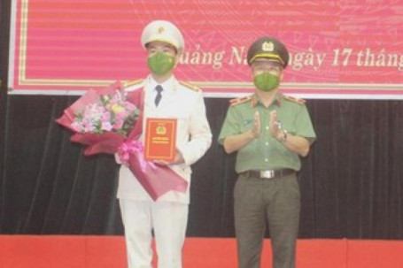 Thư ký Thứ trưởng Bộ Công an làm Phó Giám đốc Công an tỉnh Quảng Nam