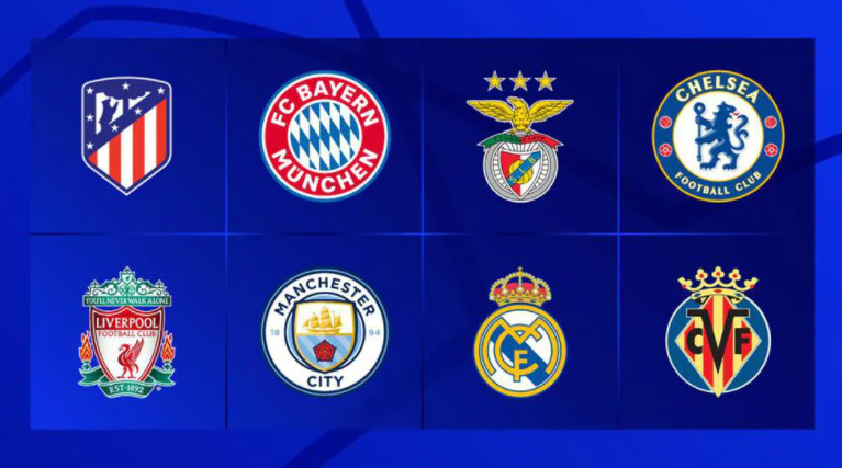 8 đội bóng vào tứ kết Champions League mùa này