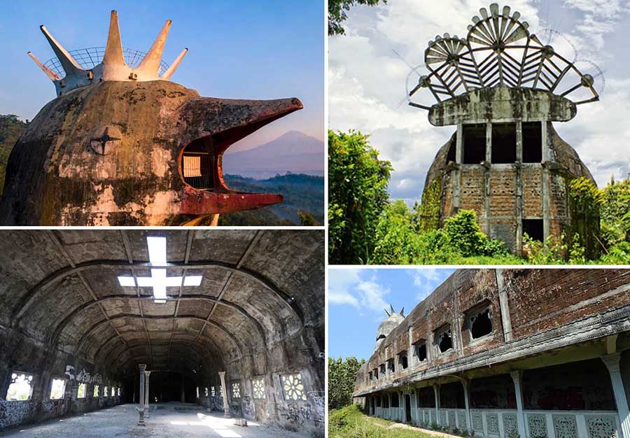 The mysterious chicken-shaped church in the middle of the mountains and forests, but it is so coldly abandoned - 4