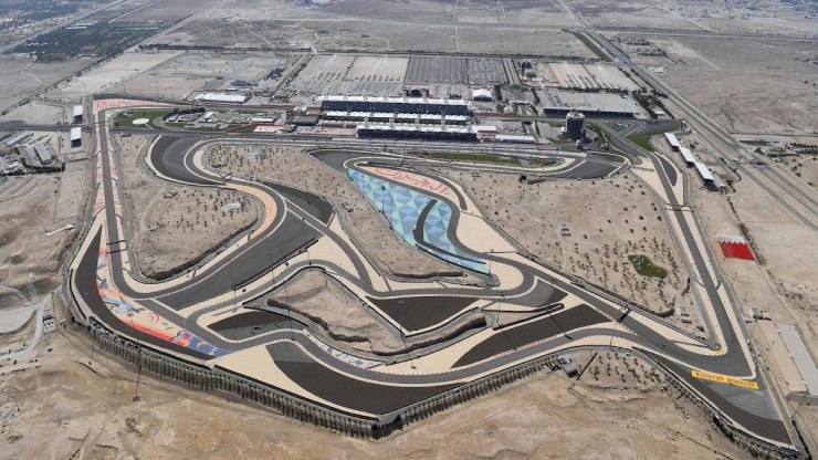 &nbsp;Bahrain International Circuit dưới ánh sáng tự nhiên