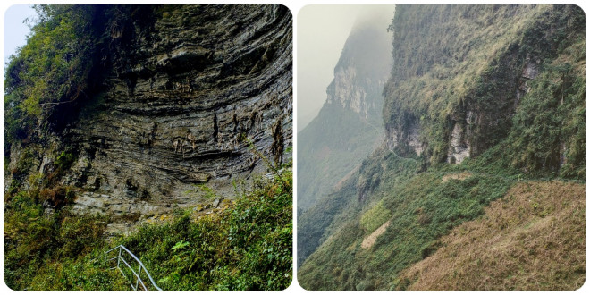 Conquering the god cliff - the precarious walking path by the abyss - 11