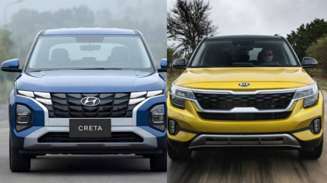 Compare Hyundai Creta and Kia Seltos in the same price range over 700 million VND - 7