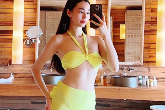 Đồ bơi màu nõn chuối là hot trend năm nay