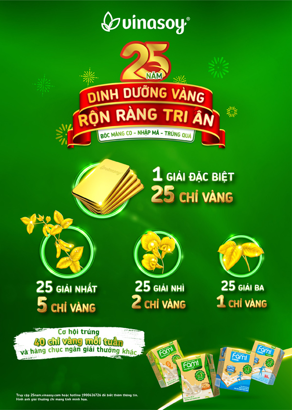 Vinasoy - 25 năm dinh dưỡng vàng, rộn ràng tri ân - 1