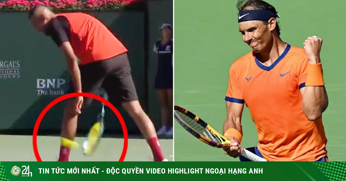 Kyrgios indiscriminately served the ball through his legs, was taught a lesson to remember by Nadal
