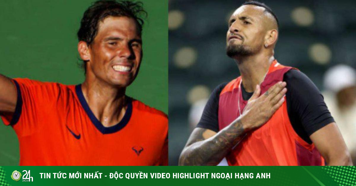 Nadal with leg pain still beat Kyrgios to set a record, afraid to meet 18-year-old “copy”