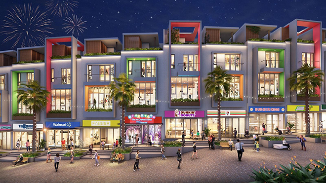Không gian sôi động, náo nhiệt trên tuyến phố đi bộ về đêm hơn 2000m tại Mũi Né Summerland