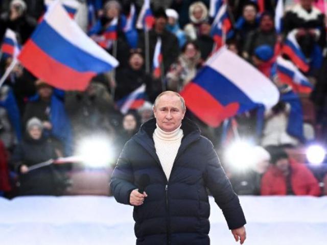 Ông Putin phát biểu trước hàng ngàn người Nga về chiến dịch quân sự ở Ukraine
