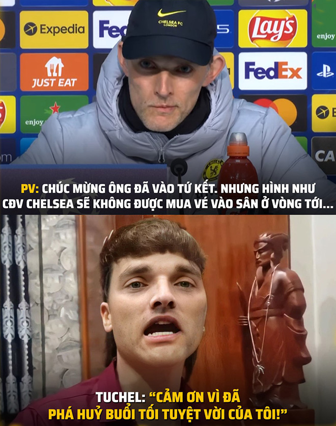 Đang vui thì bị phá đám thế chứ.